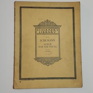 Early 1900s Vintage Schirmer's Library Sheet Music